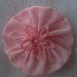 Pink Tatting Flower, Yo-yo..